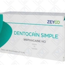 DENTOCAÍN SIMPLE  MEPIVACAÍNA HCI 3% Zeyco